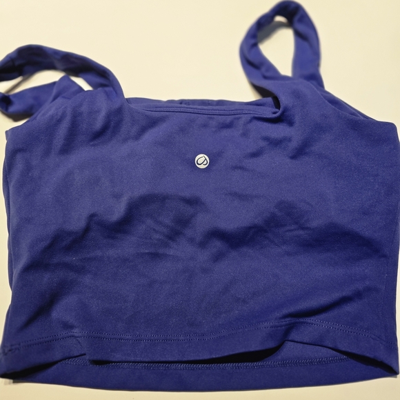 CRZ YOGA Women's Blue Sports Bra - Picture 3 of 5